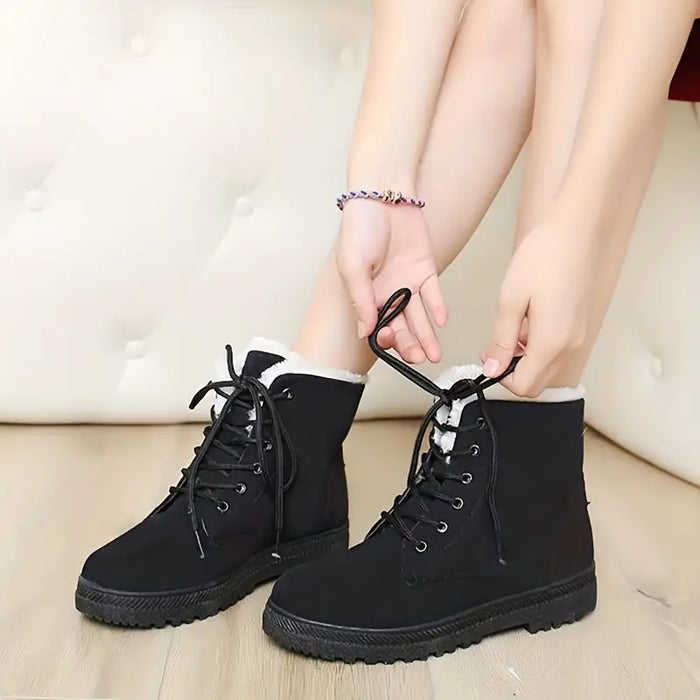 BOTA FEMININA DE INVERNO DONNA MISS CAMURÇA PREMIUM, FORRO PELUCIADO E CONFORTO EXTREMO