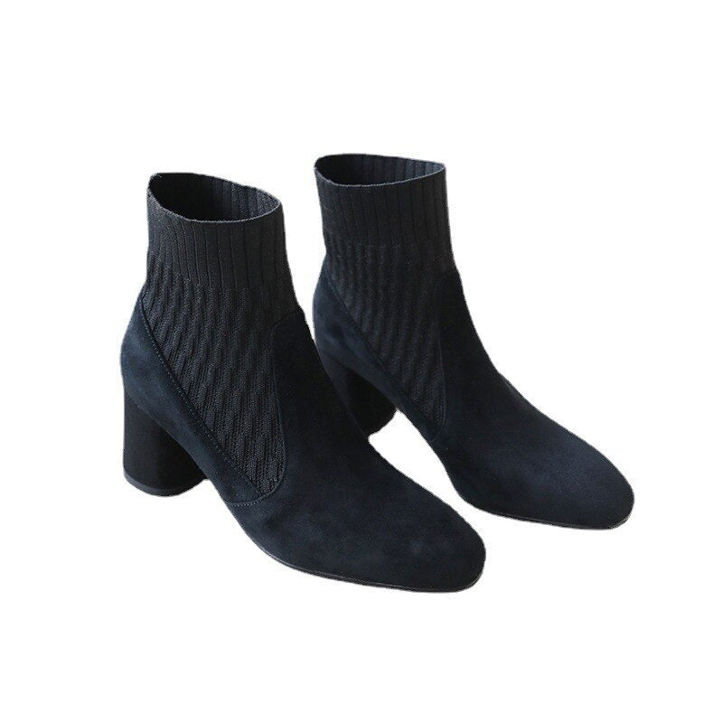BOTA MELISSA BICO FINO SALTO GROSSO MODELO MEIA