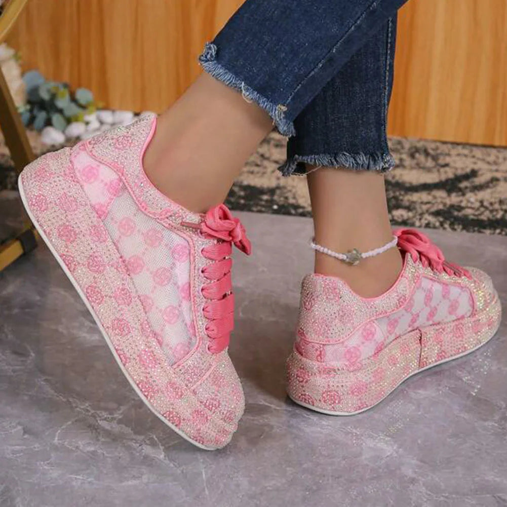 TÊNIS FEMININO KITTY COM BRILHO