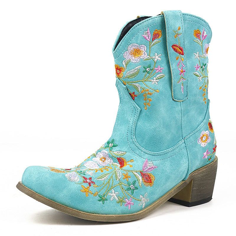 BOTA ALICE AZUL MODELO TEXANA WESTERN