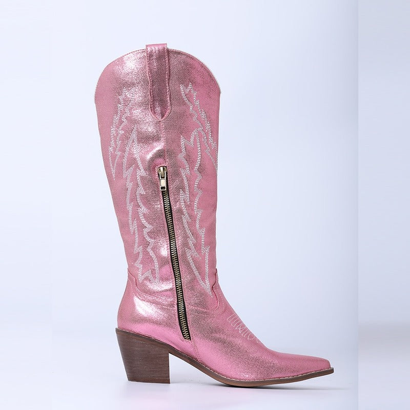 BOTA BARBARA ROSA MODELO WESTERN