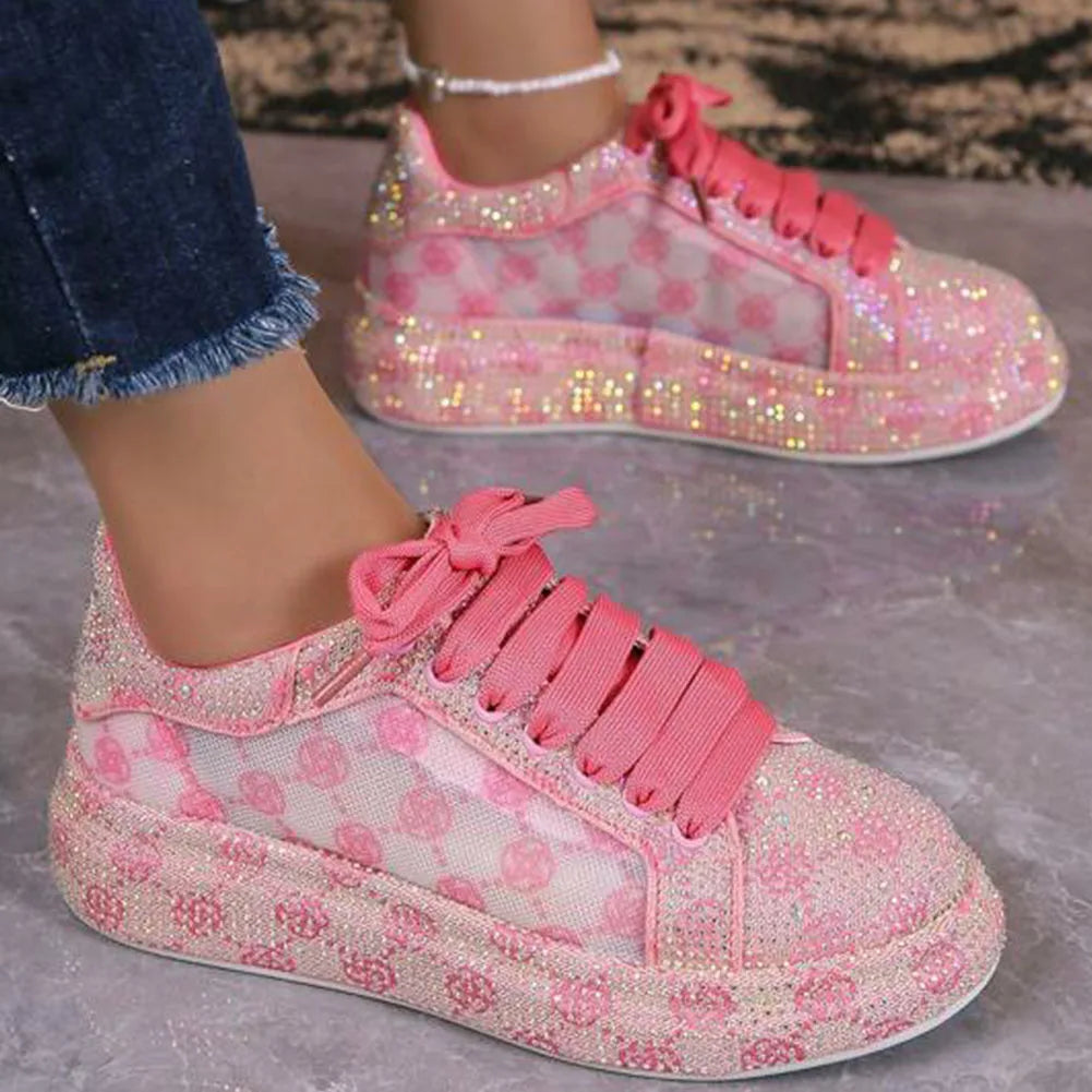 TÊNIS FEMININO KITTY COM BRILHO