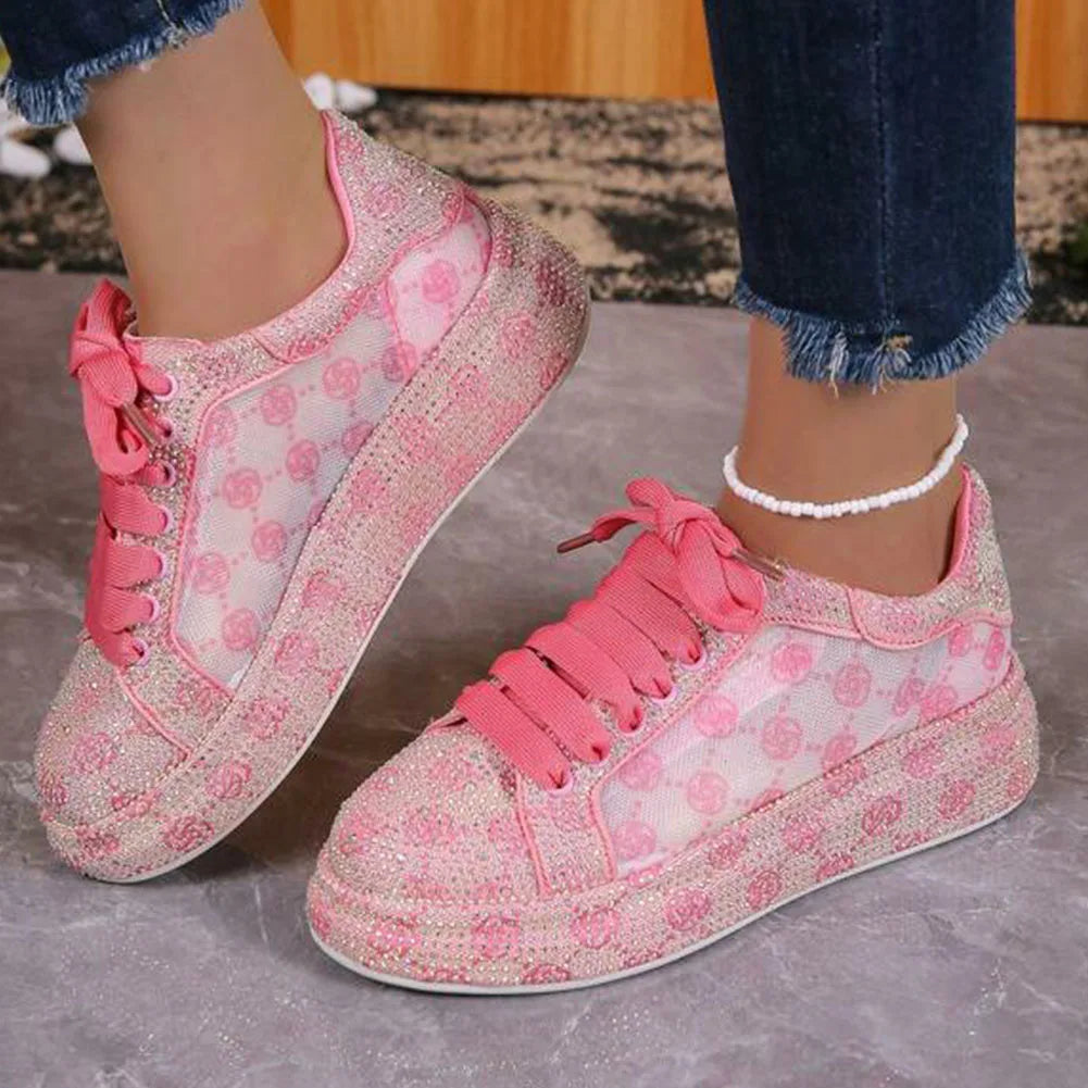 TÊNIS FEMININO KITTY COM BRILHO