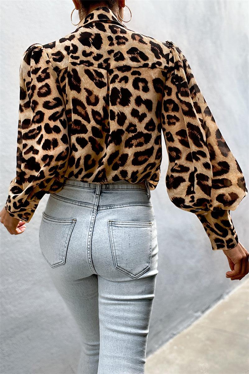 CAMISA FEMININA ESTAMPA ONÇA - Dona Miss