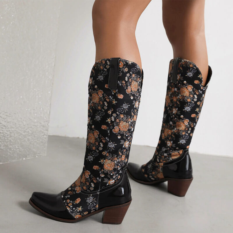 BOTA TEXANA LUÍSA CANO MÉDIO