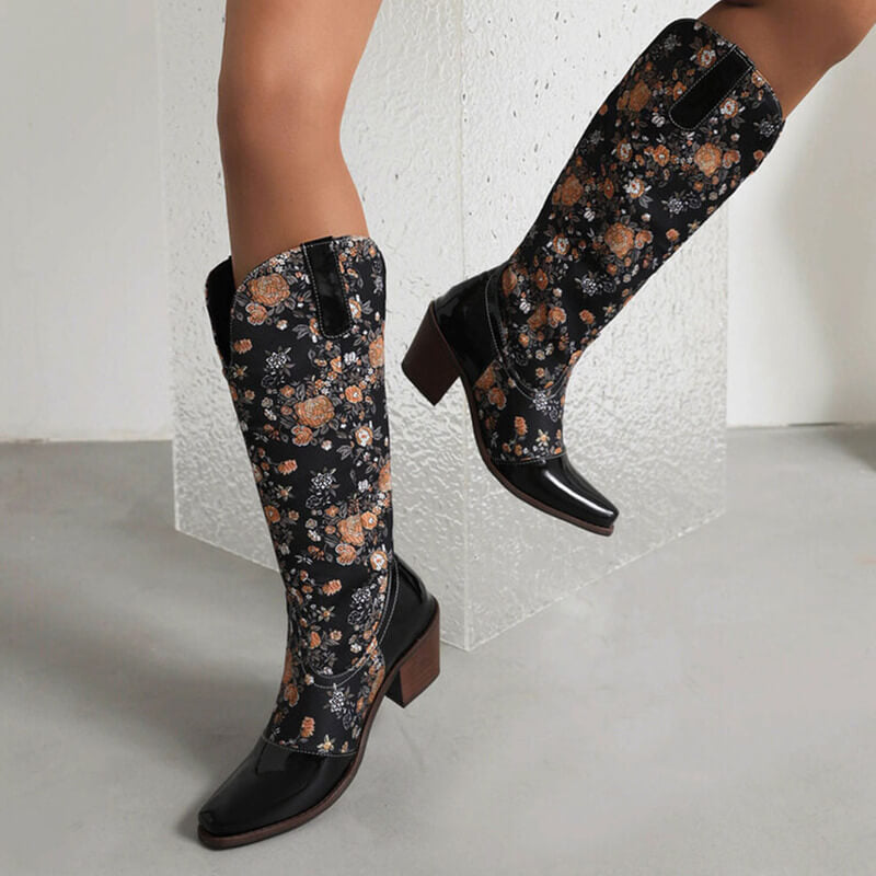 BOTA TEXANA LUÍSA CANO MÉDIO