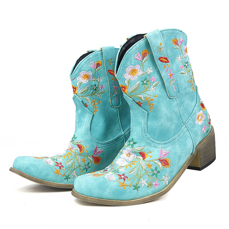 BOTA ALICE AZUL MODELO TEXANA WESTERN