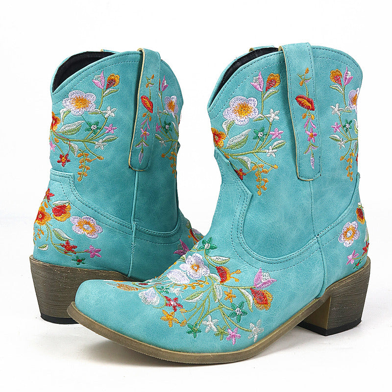 BOTA ALICE AZUL MODELO TEXANA WESTERN