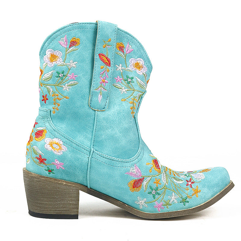 BOTA ALICE AZUL MODELO TEXANA WESTERN