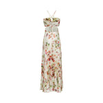 VESTIDO ANDREIA LONGO MAXI PLISSADO FLORAL