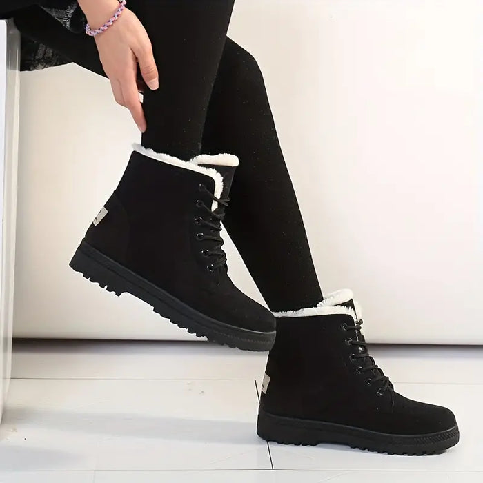 BOTA FEMININA DE INVERNO DONNA MISS CAMURÇA PREMIUM, FORRO PELUCIADO E CONFORTO EXTREMO