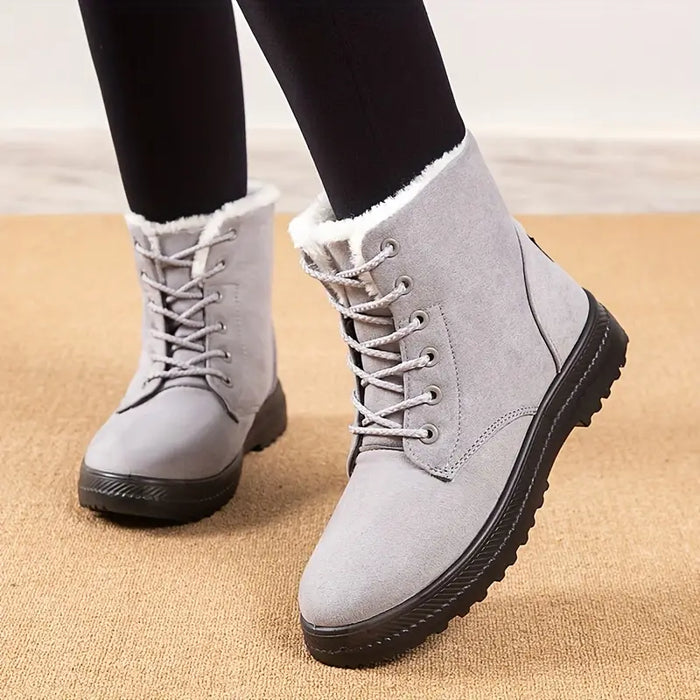 BOTA FEMININA DE INVERNO DONNA MISS CAMURÇA PREMIUM, FORRO PELUCIADO E CONFORTO EXTREMO