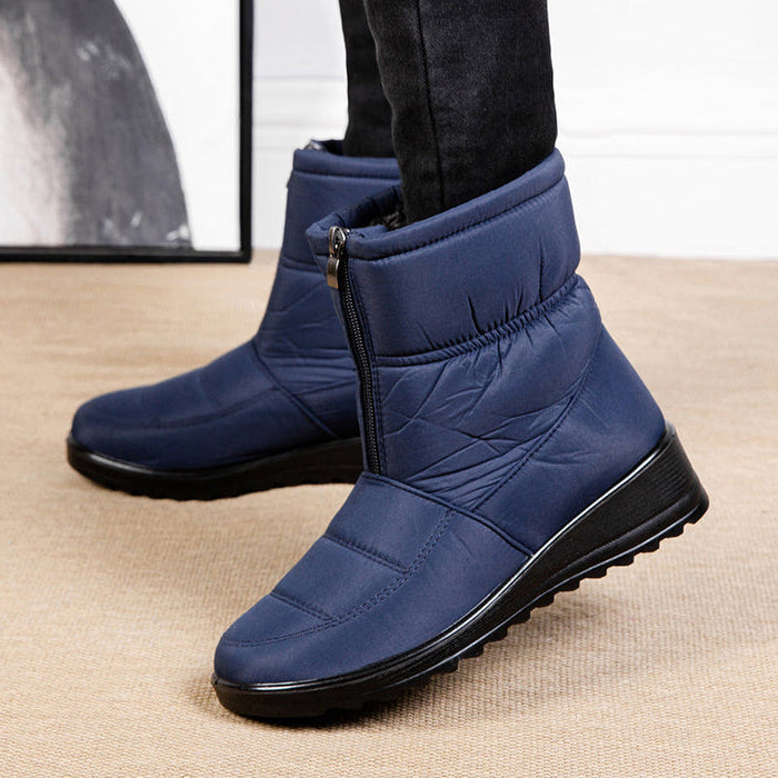 BOTA FEMININA DE INVERNO DONNA MISS PELUCIADA, IMPERMEÁVEL E SUPER CONFORTÁVEL