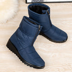 BOTA FEMININA DE INVERNO DONNA MISS PELUCIADA, IMPERMEÁVEL E SUPER CONFORTÁVEL