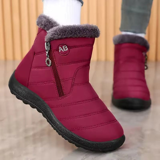BOTA FEMININA DONNA MISS COMFORT FLEX IMPERMEÁVEL COM FORRO PELUCIADO E SOLADO ANTIDERRAPANTE