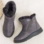 BOTA FEMININA DONNA MISS COMFORT FLEX IMPERMEÁVEL COM FORRO PELUCIADO E SOLADO ANTIDERRAPANTE