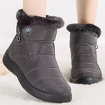 BOTA FEMININA DONNA MISS COMFORT FLEX IMPERMEÁVEL COM FORRO PELUCIADO E SOLADO ANTIDERRAPANTE