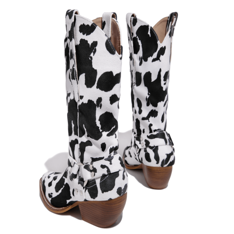 BOTA MARIA MODELO TEXANA WESTERN COWGIRL PRETA