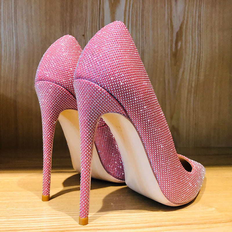[EXCLUSIVA] SANDÁLIA SCARPIN BARBIE PEDRARIAS SALTO ALTO