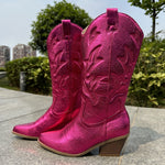 BOTA GABI MODELO TEXANA WESTERN METALIZADA