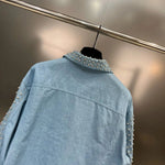 JAQUETA JEANS ESTER COM STRASS