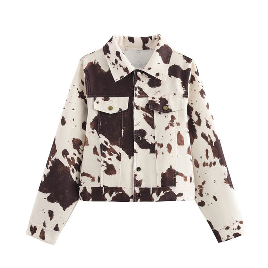 JAQUETA WESTERN RAFAELA ANIMAL PRINT