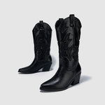 BOTA GABI MODELO TEXANA WESTERN METALIZADA