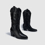 BOTA GABI MODELO TEXANA WESTERN METALIZADA