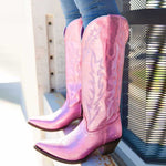 BOTA BARBARA ROSA MODELO WESTERN