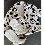 BOTA MARIA MODELO TEXANA WESTERN COWGIRL OFF WHITE