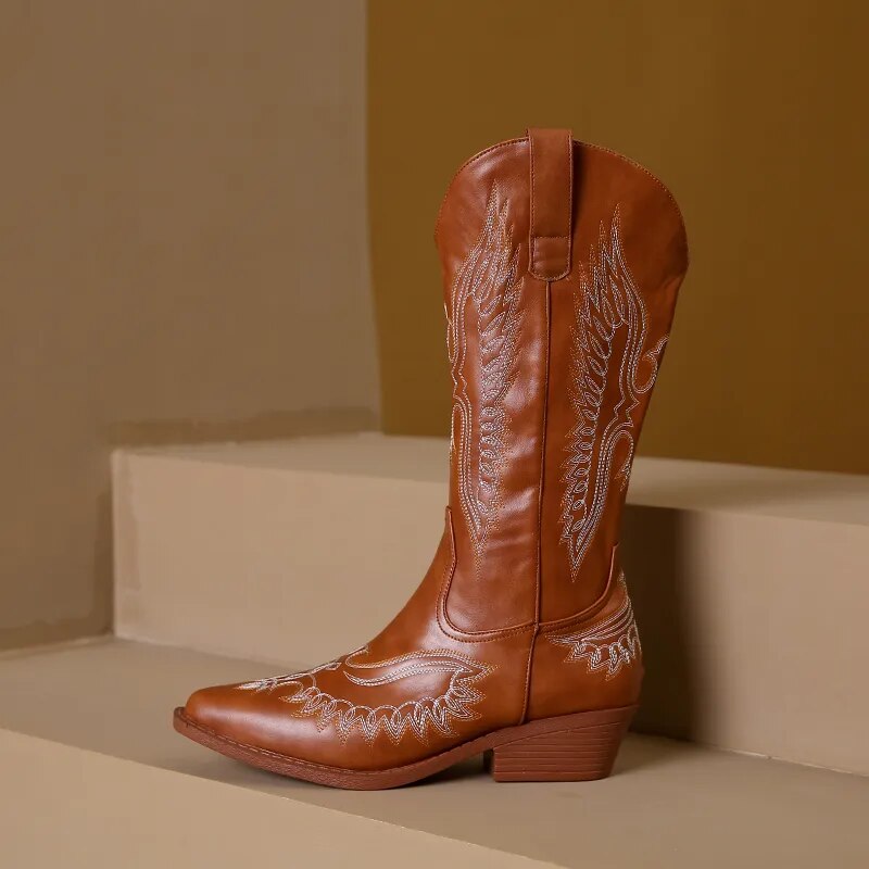 BOTA ELOÁ WESTERN CLASSICA VINTAGE