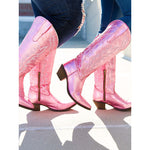 BOTA BARBARA ROSA MODELO WESTERN