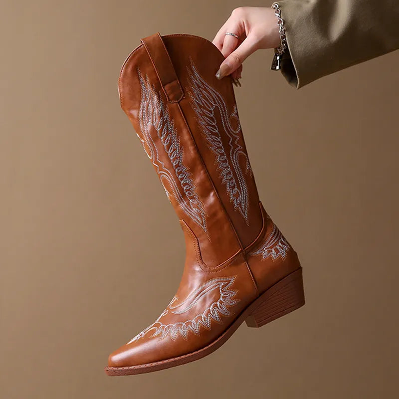 BOTA ELOÁ WESTERN CLASSICA VINTAGE