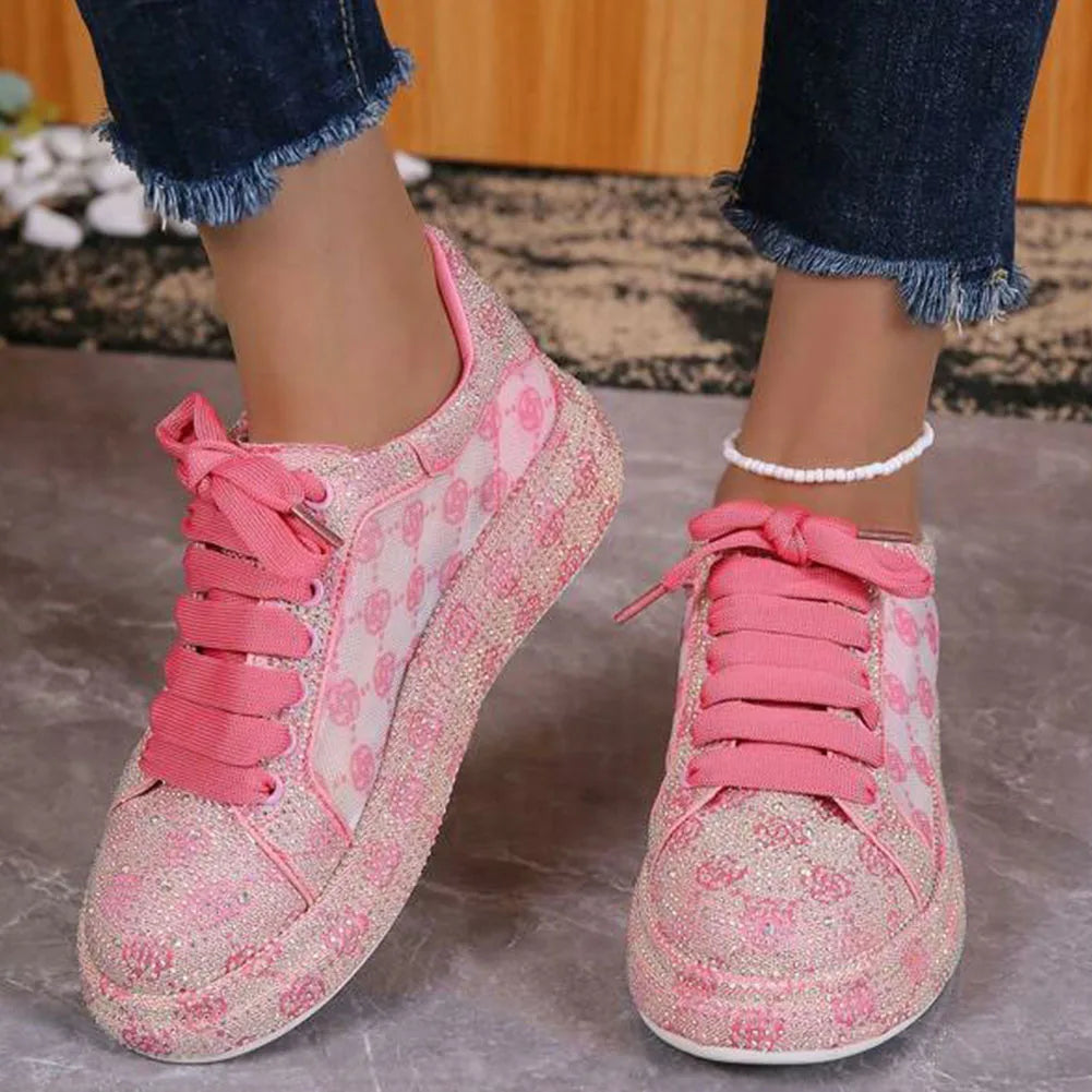 TÊNIS FEMININO KITTY COM BRILHO