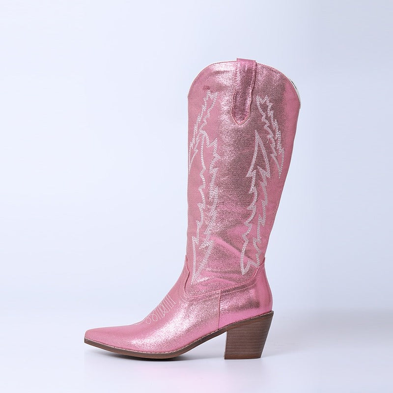BOTA BARBARA ROSA MODELO WESTERN