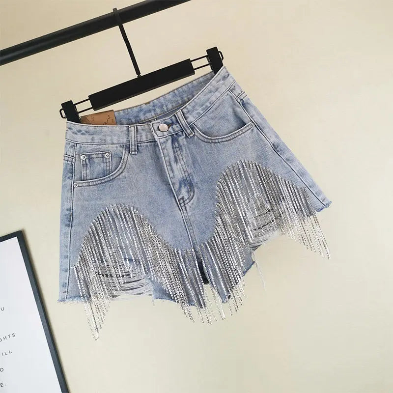 SHORT JEANS NICOLE FEMININO