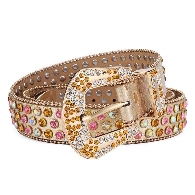 CINTO COUNTRY FEMININO COWGIRL WESTERN COM PEDRARIAS