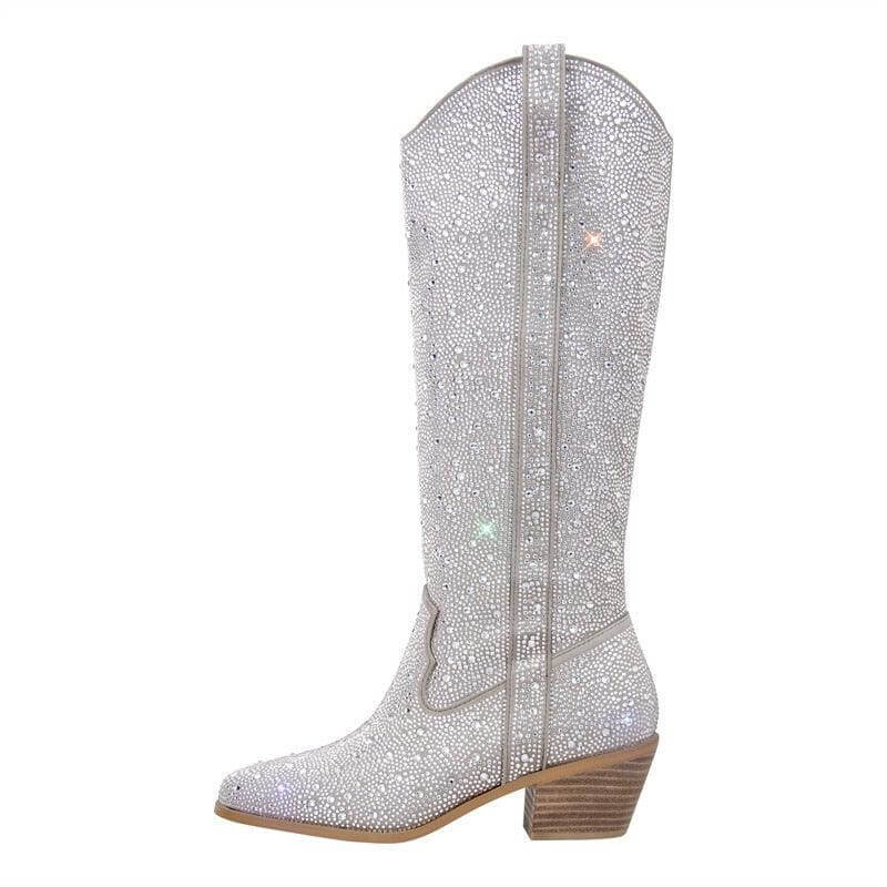 BOTA TEXANA BELLA CANO LONGO EM PEDRARIAS STRASS WESTERN