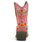 BOTA ALICE ROSA MODELO TEXANA WESTERN