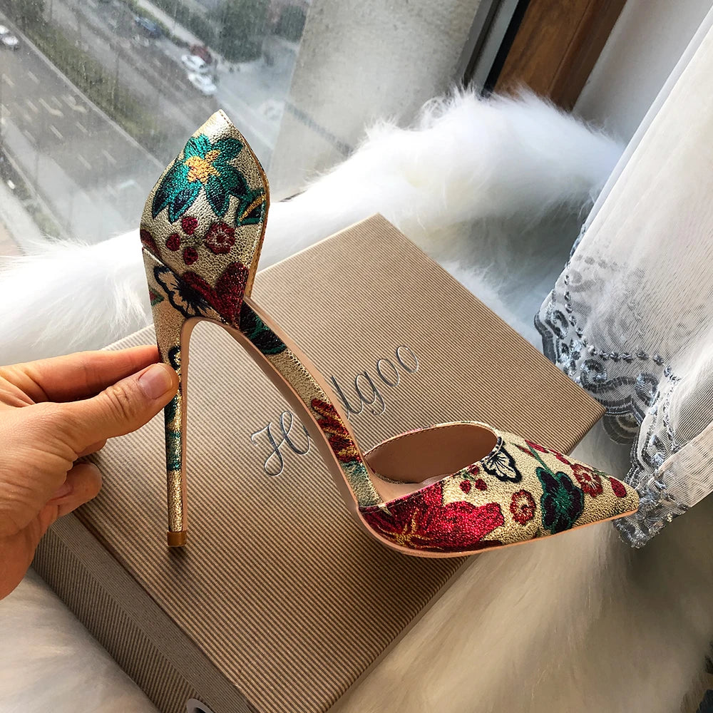 SANDÁLIA ELLEN SCARPIN LUXO FLORAL