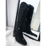 [EXCLUSIVA] BOTA PANDORA TEXANA WESTERN PRETO CANO LONGO - OUTLET