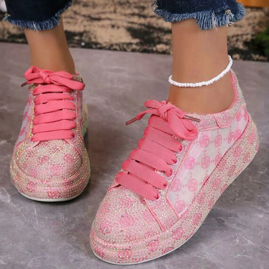 TÊNIS FEMININO KITTY COM BRILHO