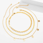 CONJUNTO COLAR E GARGANTILHA GABRIELA DOURADO