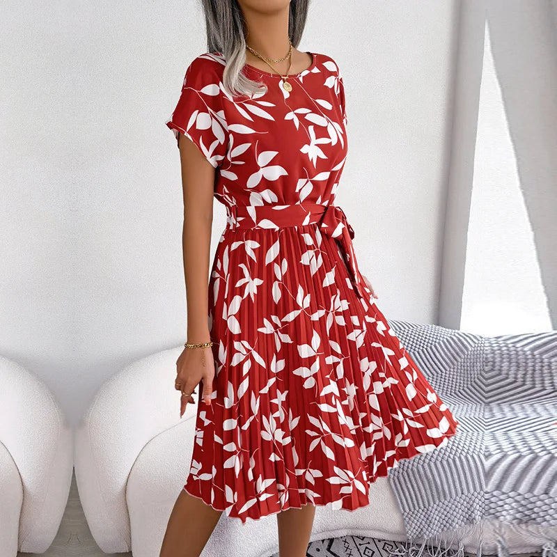 VESTIDO ANASTASIA MIDI VERÃO FLORAL