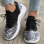 TÊNIS FEMININO PALOMA SLIP-ON MEIA COM PAETÊ
