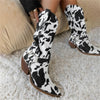 BOTA MARIA MODELO TEXANA WESTERN COWGIRL PRETA