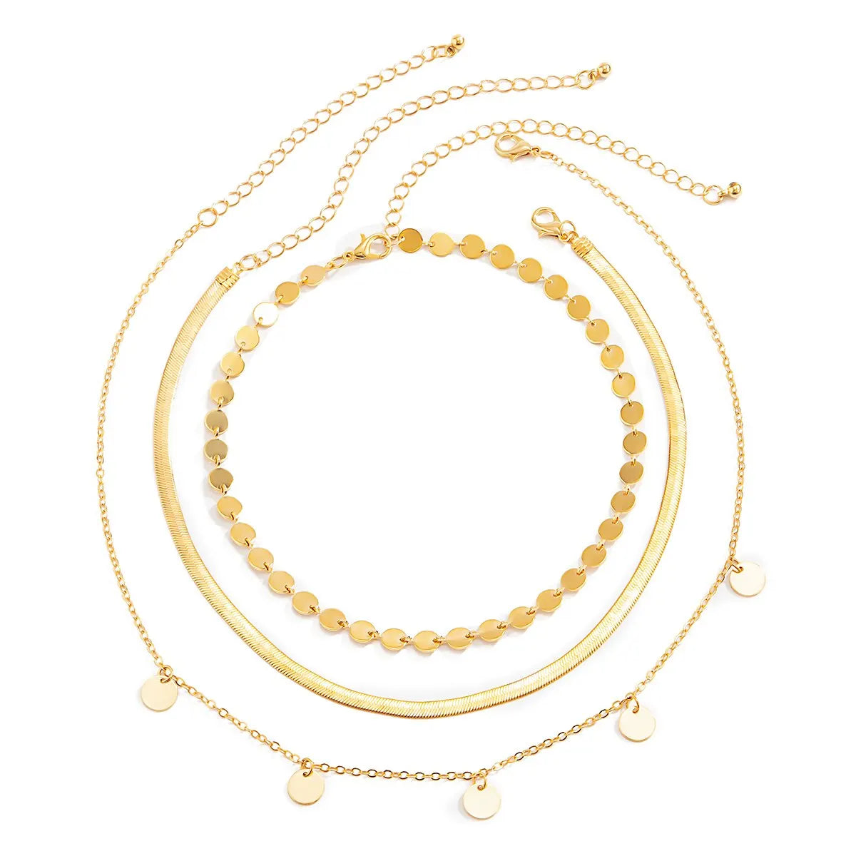 CONJUNTO COLAR E GARGANTILHA GABRIELA DOURADO