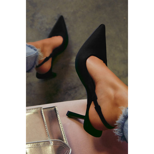 SANDÁLIA PRISCILA STILETTO BICO FINO SALTO