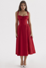 VESTIDO ROSELI BUSTIER MIDI