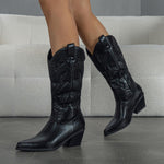 BOTA GABI MODELO TEXANA WESTERN METALIZADA